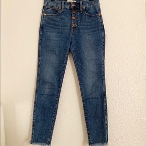 Madewell high rise skinny jeans